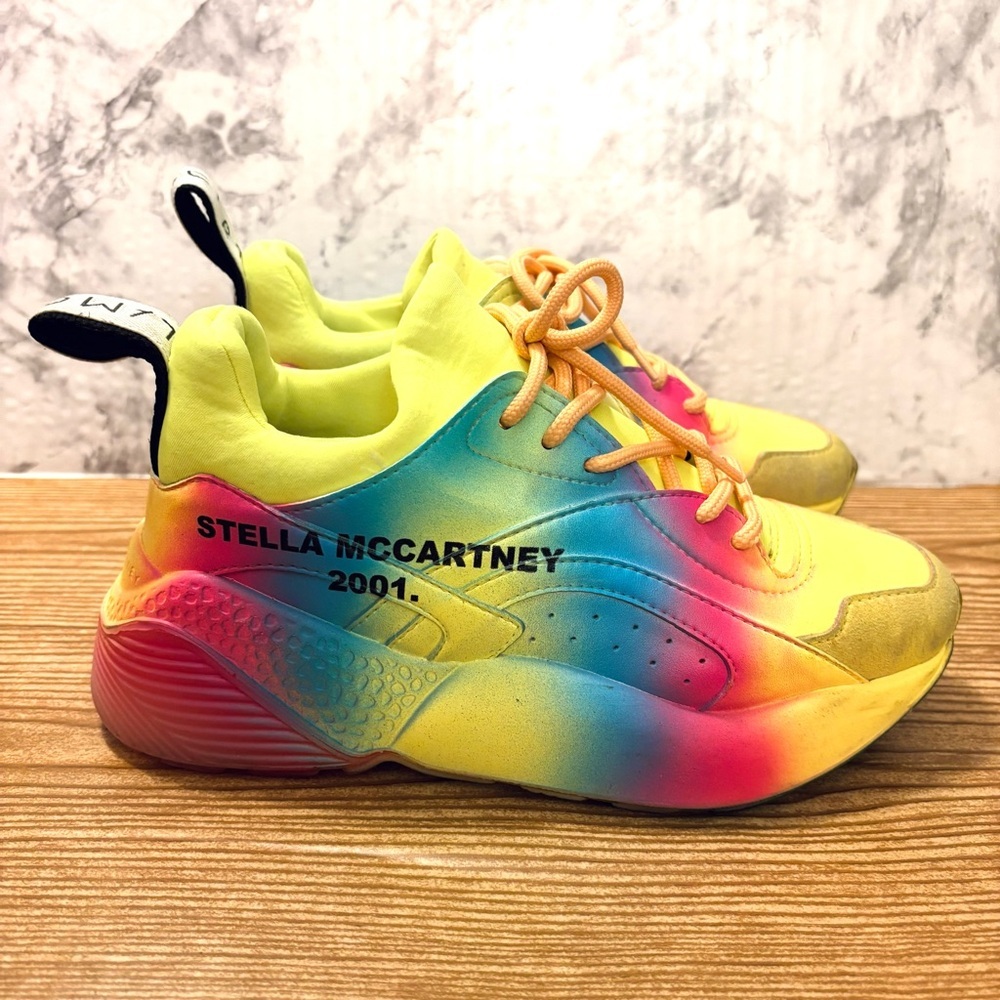 Stella McCartney Eclypse Rainbow Sneakers As Seen on Taylor Swift Size EU 35 - Picture 2 of 8